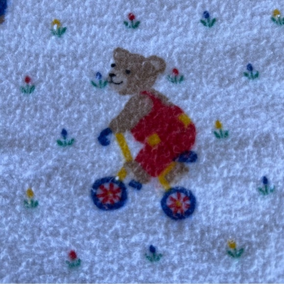 VTG Dundee 80s Teddy Bear Playground Flannel
Receiving Blanket Design Accents - Picture 11 of 14